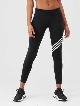 adidas Run It Tight Black - ShopStyle Trousers