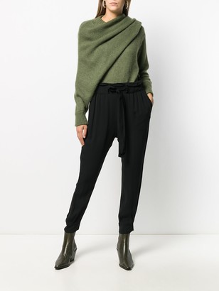 CHUFY Loose Fit Tapered Trousers