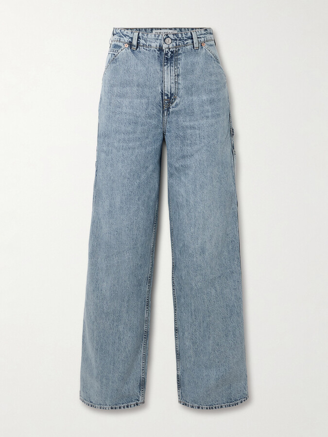 Our Legacy Trade Mid-rise Wide-leg Jeans - Blue