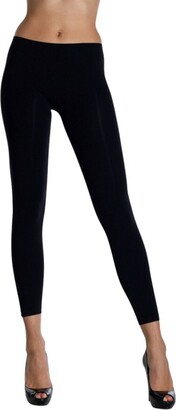 LECHERY Woman'S Fleece Leggings - L/Xl, Black