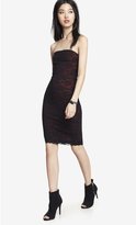 Thumbnail for your product : Express Stretch Lace Midi Tube Dress