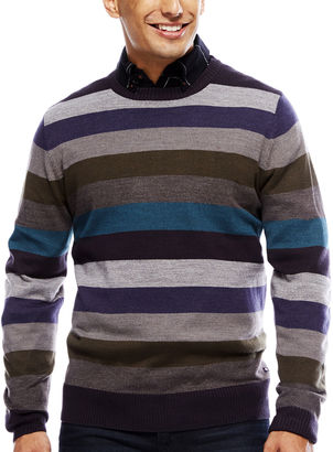 ARGYLECULTURE Long-Sleeve Striped Sweater