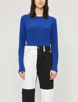 Thumbnail for your product : Benetton Crewneck wool and cashmere-blend jumper