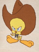 Thumbnail for your product : ALANUI KIDS Tweety Cowboy crew-neck jumper