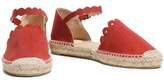 Thumbnail for your product : Castaner Scalloped Laser-cut Suede Espadrilles