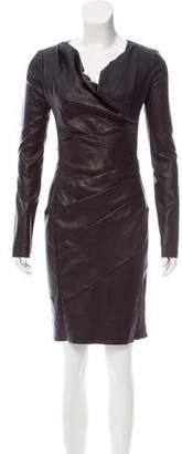 Jitrois Grace Leather Dress