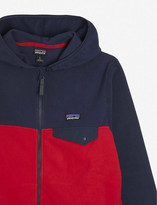 Thumbnail for your product : Patagonia Micro logo-embossed fleece jacket 5-14 years