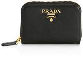 Thumbnail for your product : Prada Saffiano Leather Zip-Around Coin Case