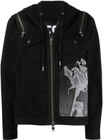 Thumbnail for your product : Diesel DE-Vyse-SX hooded denim jacket