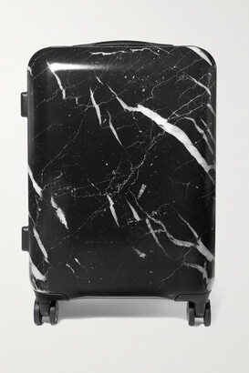 CalPak Astyll Carry-on Marbled Hardshell Suitcase - Black