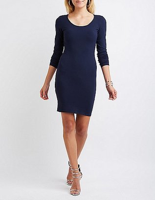 Charlotte Russe Cut-Out Back Bodycon Dress