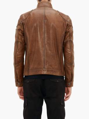 Belstaff Gangster Leather Jacket - Mens - Tan