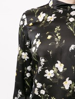 Thumbnail for your product : Erdem Floral Print Ruffle Blouse