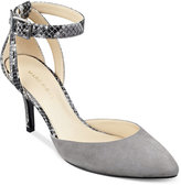 Thumbnail for your product : Marc Fisher Hien Ankle Strap Suede Pumps