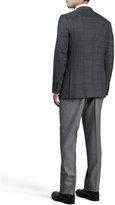 Thumbnail for your product : Ermenegildo Zegna Heathered Wool Trousers, Gray