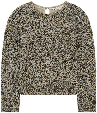 Bonpoint Leopard cashmere sweater