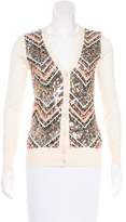 Thumbnail for your product : Trina Turk Wool Embellished Cardigan