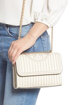 Thumbnail for your product : Tory Burch Small Fleming Studded Leather Convertible Shoulder Bag