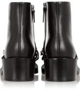 Thumbnail for your product : Givenchy Laura Chain-trimmed Leather Ankle Boots - Black