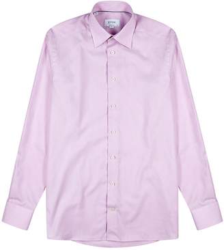 Eton Pink Contemporary Cotton Shirt