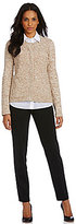 Thumbnail for your product : Jones New York Signature Diamond Grid Snap-Front Cardigan