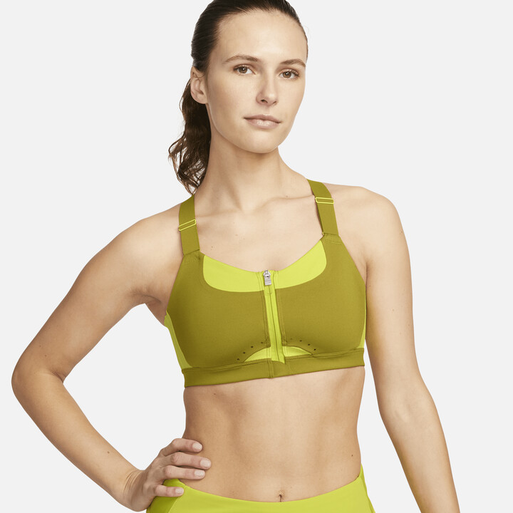 Nike Dri-FIT Shape Women's High-Support Padded Zip-Front Sports Bra -  ShopStyle