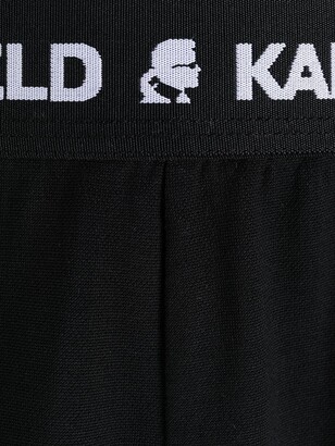 Karl Lagerfeld Paris Logo-Waistband Pyjama Pants