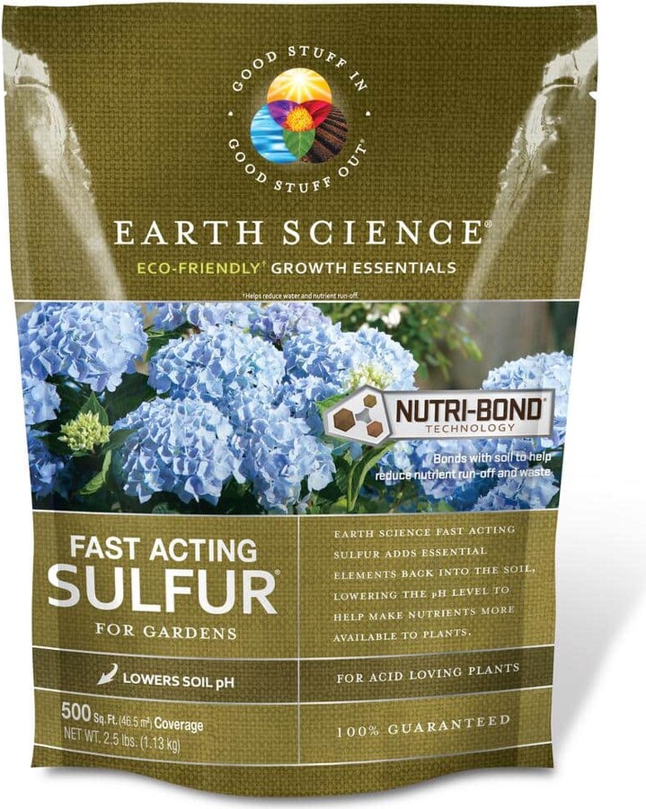 Earth Science 2.5 lbs. 500 sq. ft. Fast Acting Sulfur with Nutri-Bond