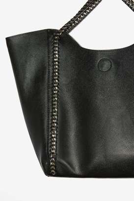 Nasty Gal Factory Chain Attraction Oversized Tote Bag