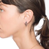 Thumbnail for your product : Perle de Lune Women's Black / Silver Star Earrings Black Diamond - 18K White Gold