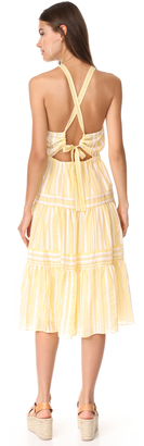 Rebecca Taylor Sleeveless Yarn Dye Stripe Dress