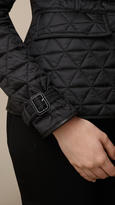 Thumbnail for your product : Burberry Leather Trim Quilted Jacket