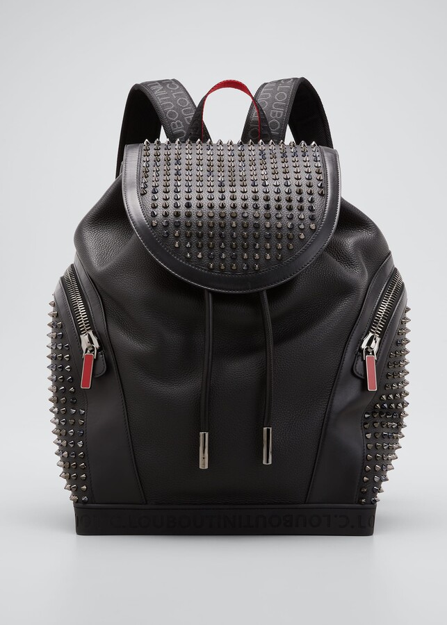 Christian Louboutin Men's Explorafunk Small Calf Empire Spikes Backpack -  ShopStyle