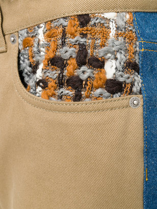 Sonia Rykiel patchwork pocket trousers