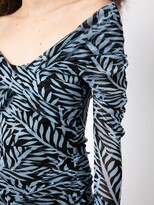 Thumbnail for your product : Diane von Furstenberg Ganesa off-shoulder ruched dress