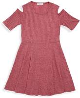 Thumbnail for your product : Pinc Premium Girl's Cold-Shoulder Skater Dress