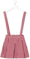 Thumbnail for your product : Madson Discount Kids striped dungaree skirt