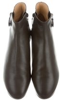 Thumbnail for your product : Chrissie Morris Snakeskin-Trimmed Ami Booties