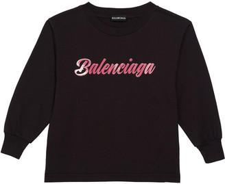 Balenciaga Kid's Script Logo Long-Sleeve T-Shirt, Size 2-10 - ShopStyle  Boys' Tees