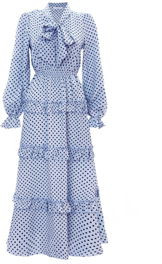 Hasanova Paris Bleu Dress - ShopStyle