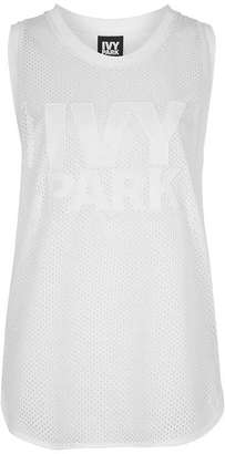 Ivy Park All-over mesh longline tank