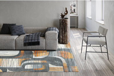 Brayden Studio Gibert Brixton Multi Color Polyester Blend Machine Woven Area Rug