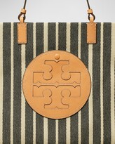 Thumbnail for your product : Tory Burch Ella Striped Canvas Tote Bag