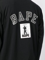 Thumbnail for your product : A Bathing Ape appliqué-logo long-sleeve T-shirt