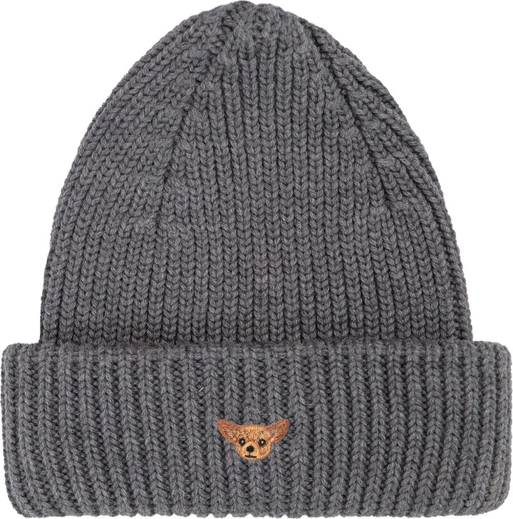 PELO FOUNDATION Dog-Appliqué Beanie