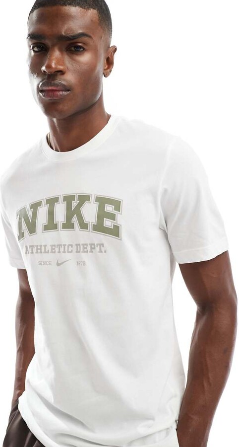 Nike Training logo t-shirt in white