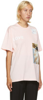 Thumbnail for your product : Burberry Pink Carrick Statues T-Shirt