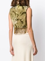 Thumbnail for your product : Romeo Gigli Pre-Owned 1990's Brocade Fringed Waistcoat