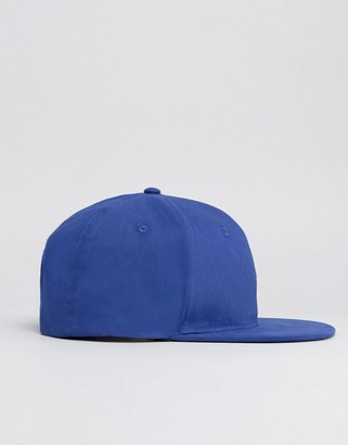 ASOS Snapback Cap In Cobalt Blue