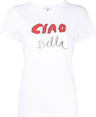 Bella Freud Ciao Bella-print T-shirt